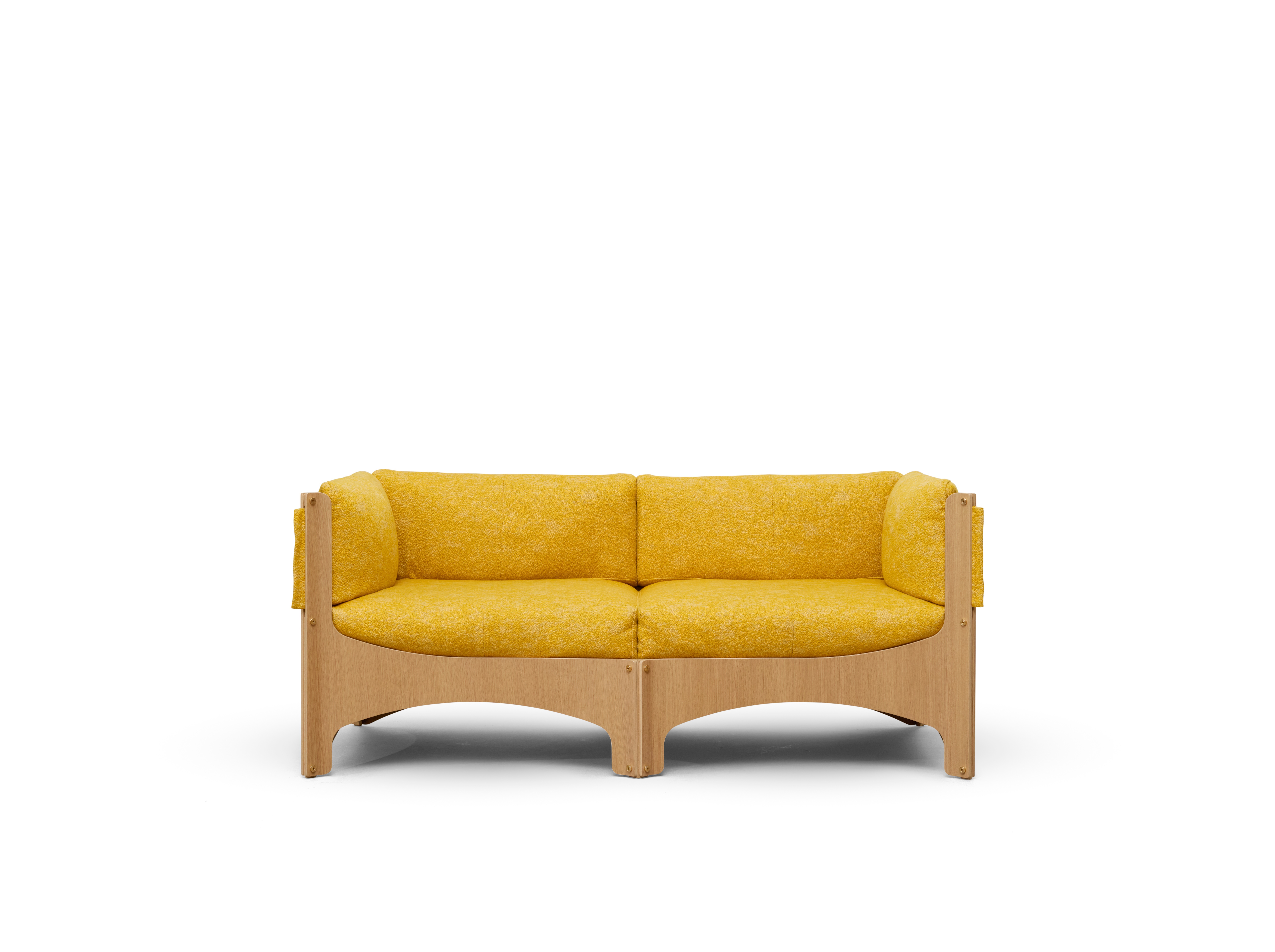 Bug sofa 1650x560mm in oak Woody 08