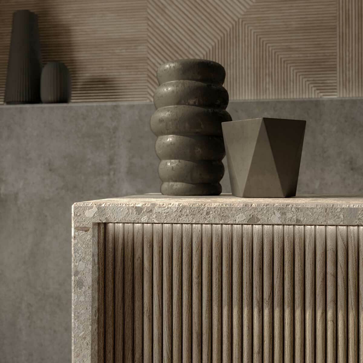 Ca2 Design 4 Design Italia Dekor tre panel TNT Spilepanel Fleksrull Panel Vegger Tak Møbel Interiør Design Eksklusive Wood Decor Interior 46