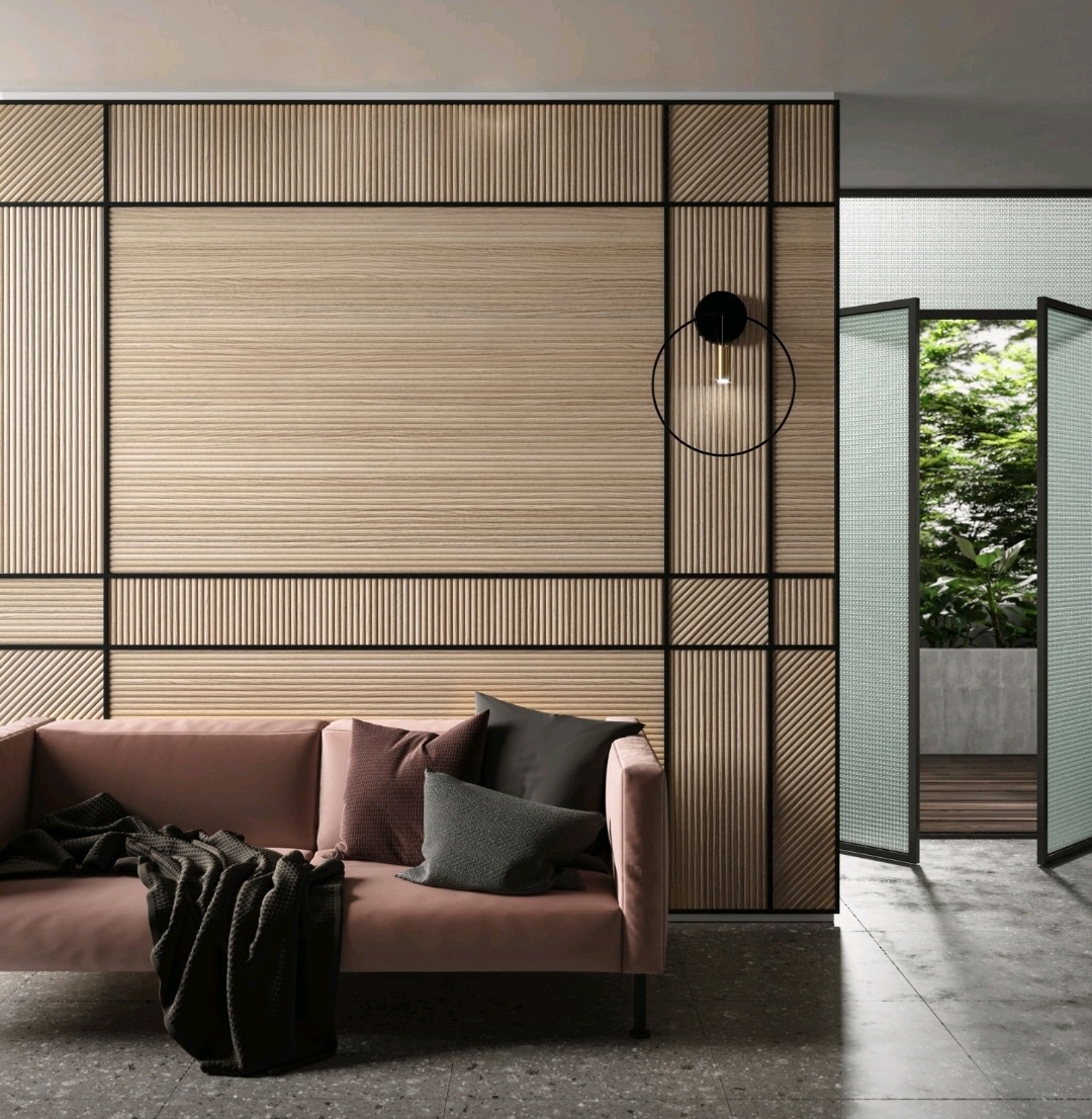 Ca2 Design 4 Design Italia Dekor tre panel TNT Spilepanel Fleksrull Panel Vegger Tak Møbel Interiør Design Eksklusive Wood Decor Interior 754