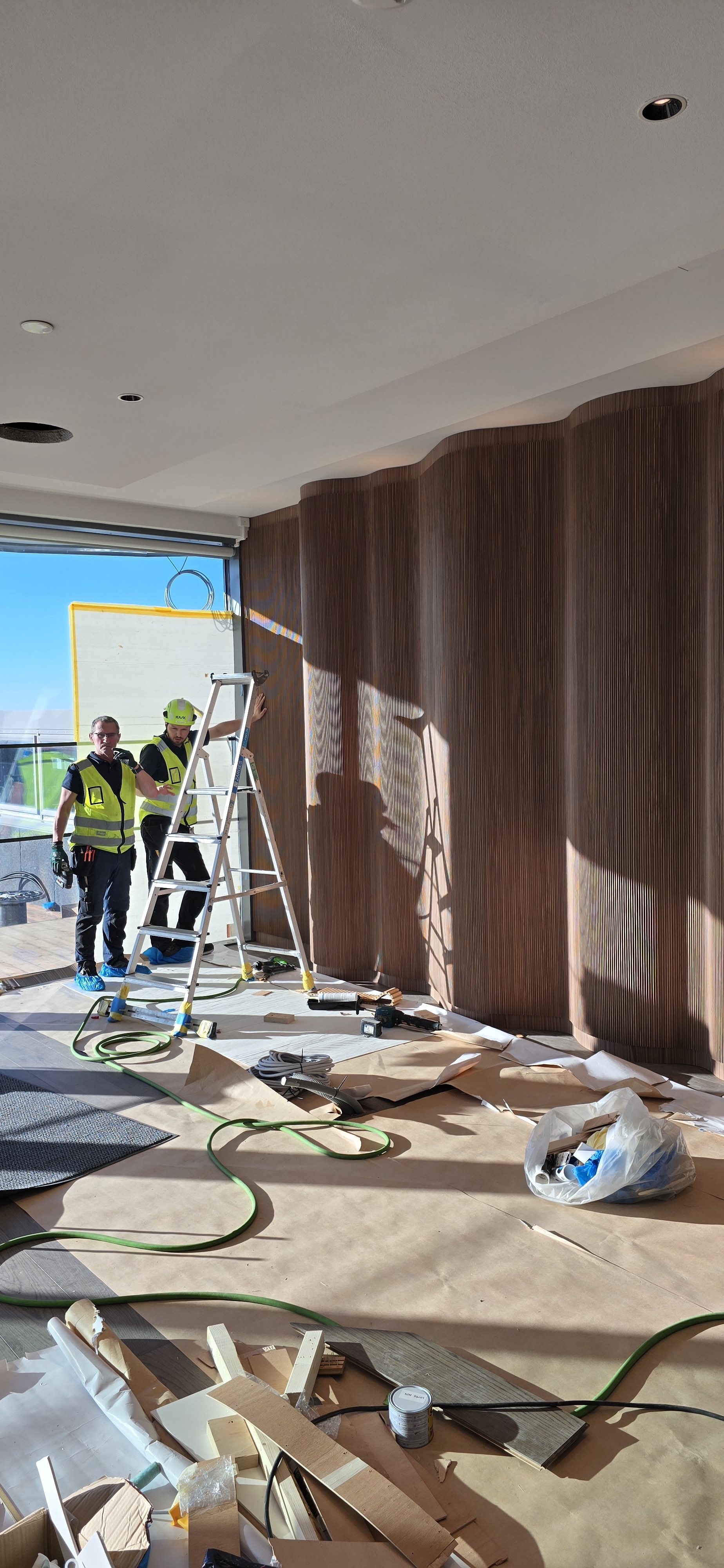 Ca2 Design AS Oslo Atrium Wave Wall 4 Design 1