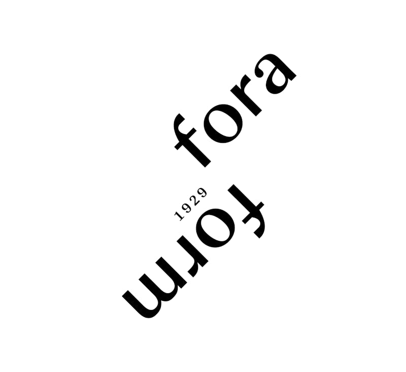 FORA FORM NO logo 1929 black
