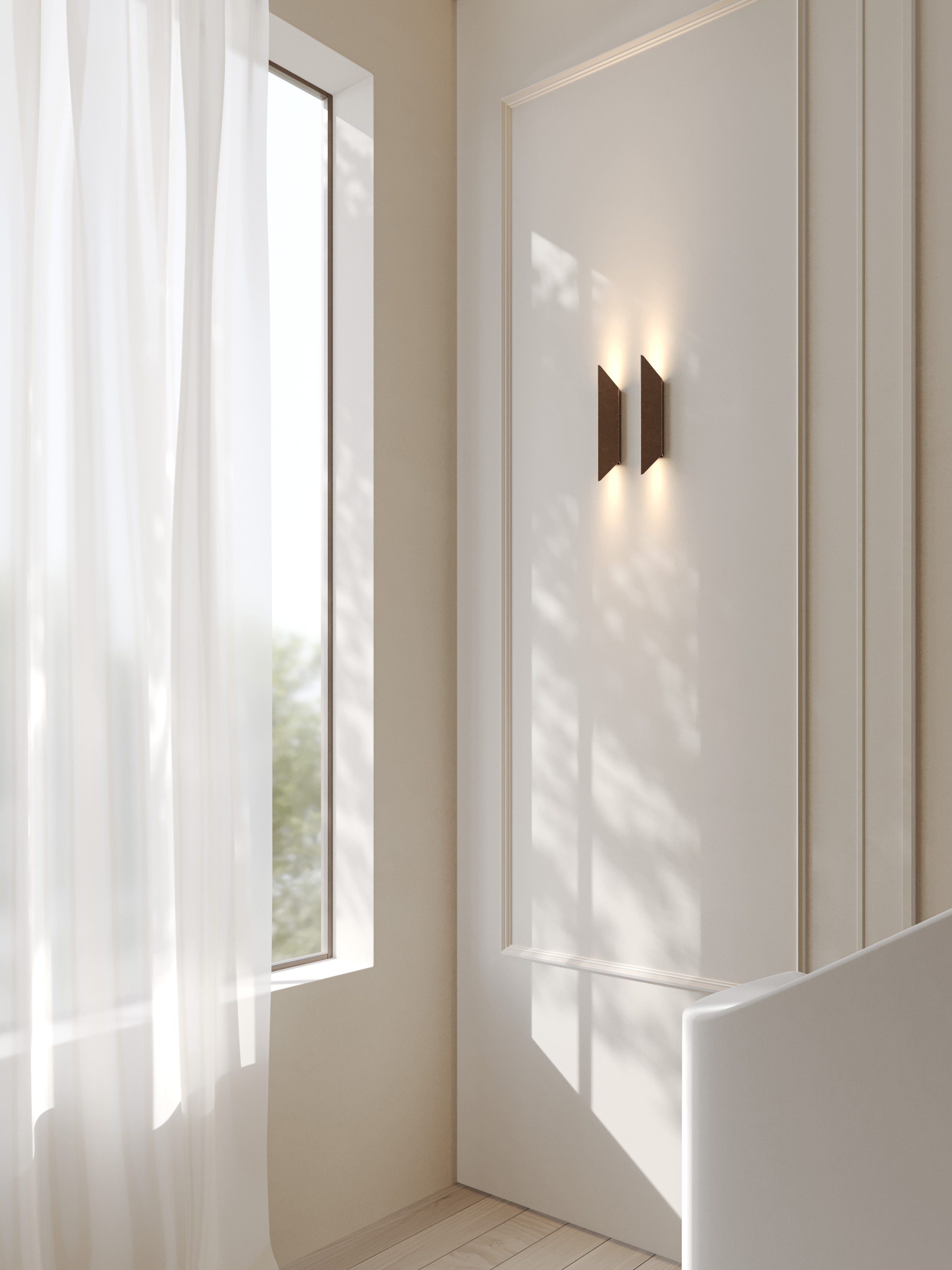 HOSPITALITY CHIVAL WALL BRONZE BRUSH ANO