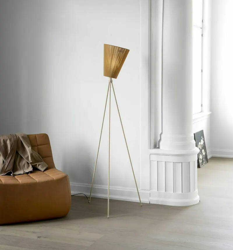 Oslo Wood lamp beige caramel Yam Northern Photo P O Solvberg Low res