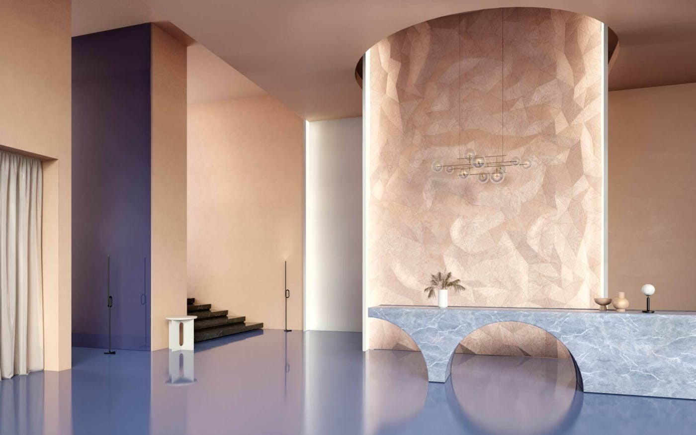 Wood Skin Konzept K 3 D panel Wall Ceiling Decor Acoustic Geometric Vegg Tak Møbelproduksjon Akustikk 7