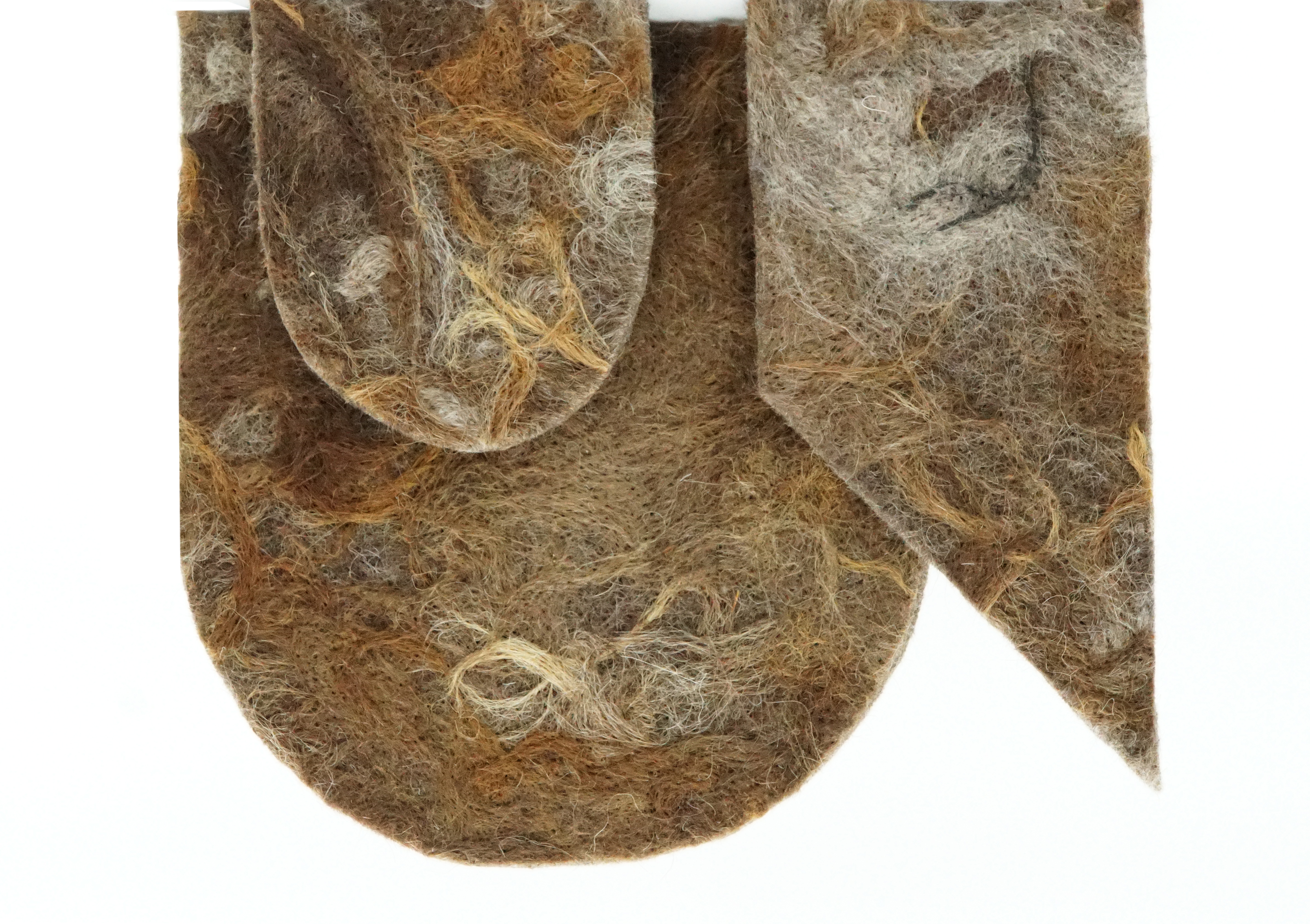 Woolly Silent sizes brown samples