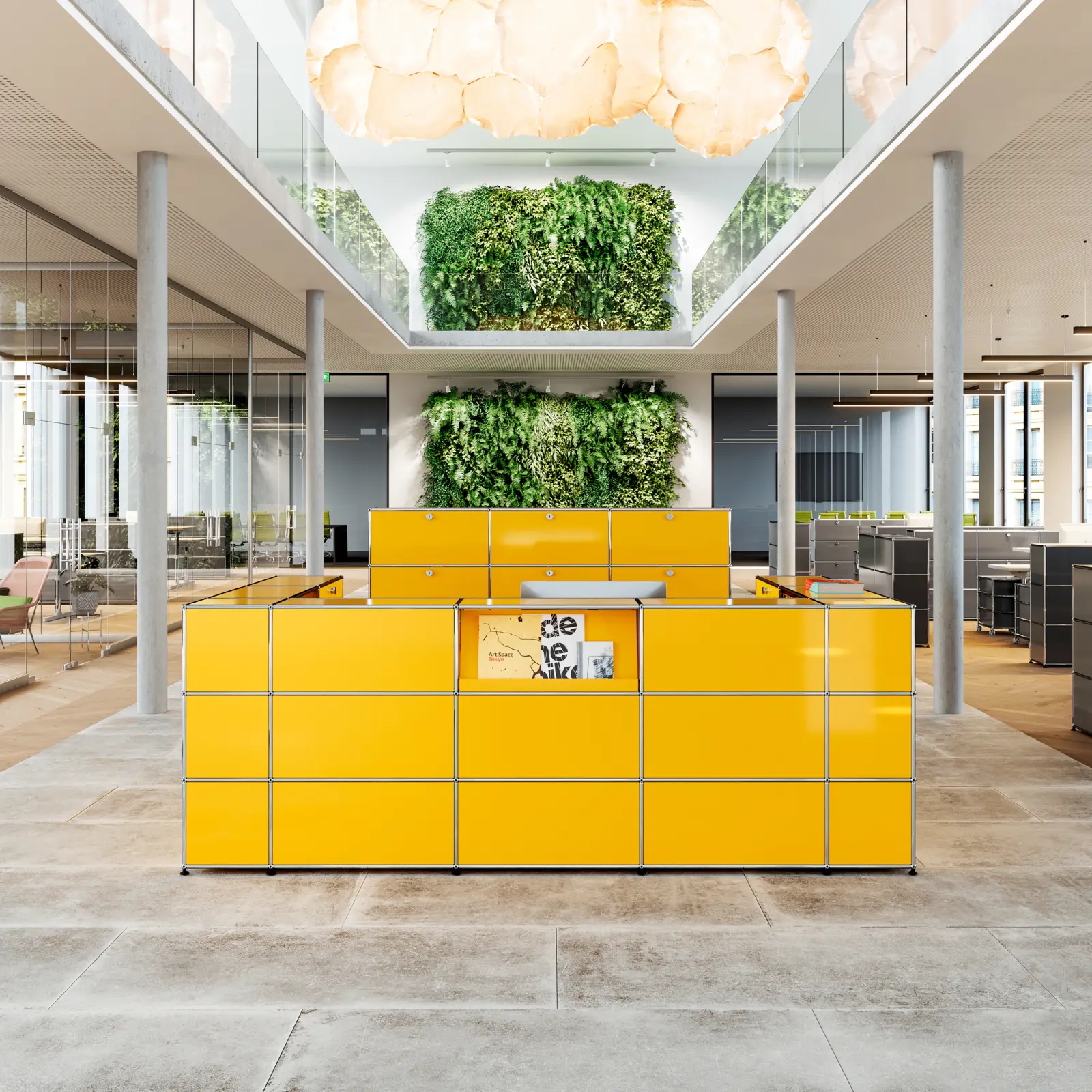 Usm golden yellow resepsjon studiom3
